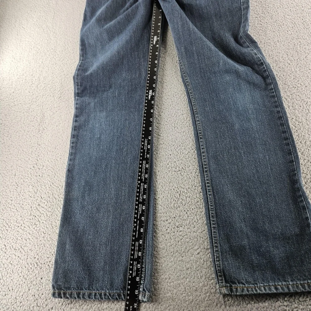Levis Jeans Mens‎ 34x34 Blue 514 Straight Leg Medium Wash Zip Fly Denim Classic